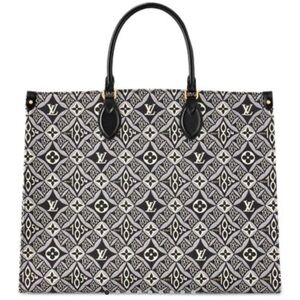 Louis Vuitton Monogram Black and White Tote